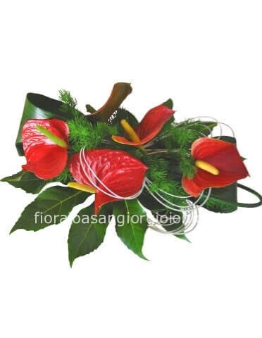 Centrotavola anthurium